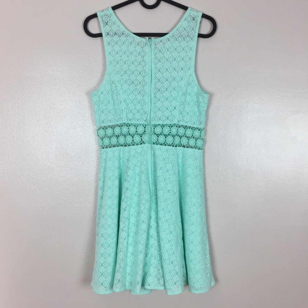 Free People | Mint Daisy Waist Fit & Flare Dress - Picture 5 of 8